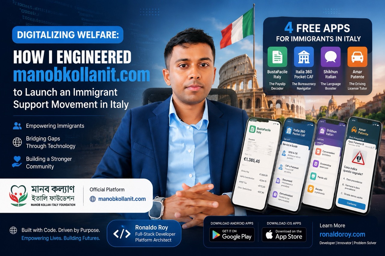 Digitalizing Welfare: How Ronaldo Roy Engineered manobkollanit.com